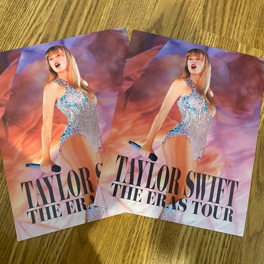 2 Eras Tour movie posters Taylor Swift